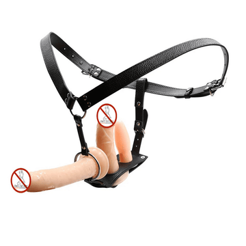 Triple Penetration Strap-on Harness Kit with Realistic Dildos - EVE's SECRETS